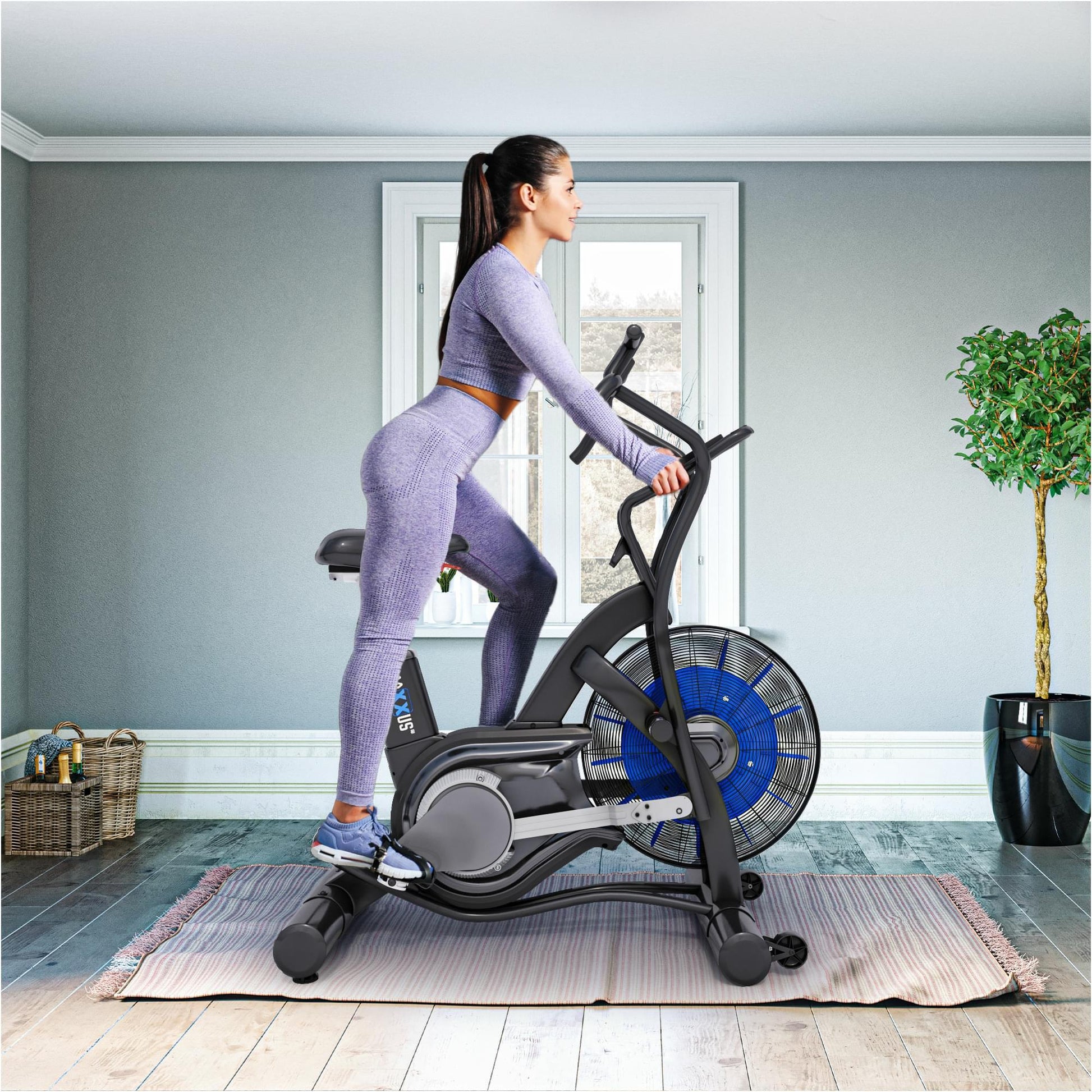 Vélo d'appartement AirBike 90 PRO - Gorilla Sports France