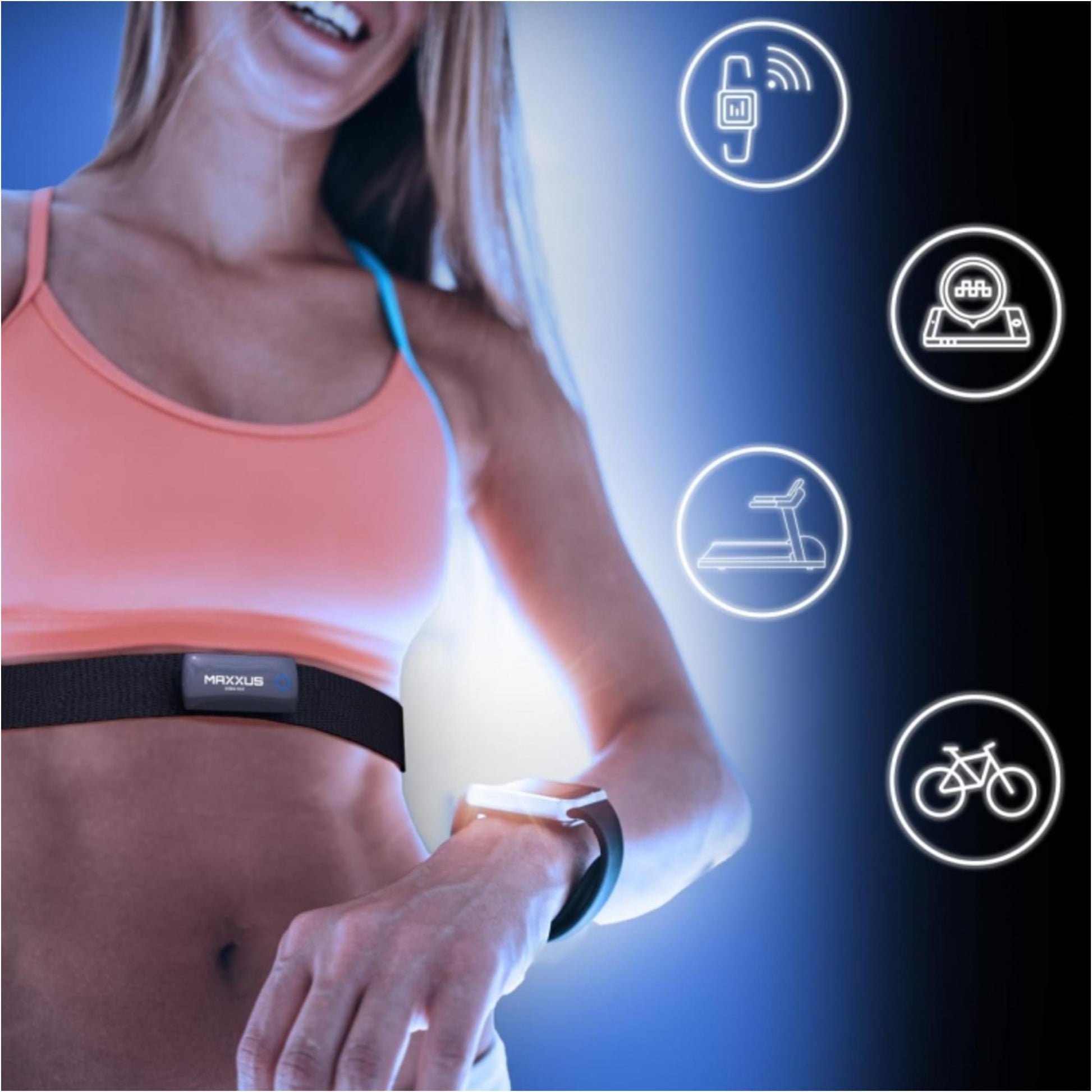 Moniteur de fréquence cardiaque HRM 10.1 - Gorilla Sports France
