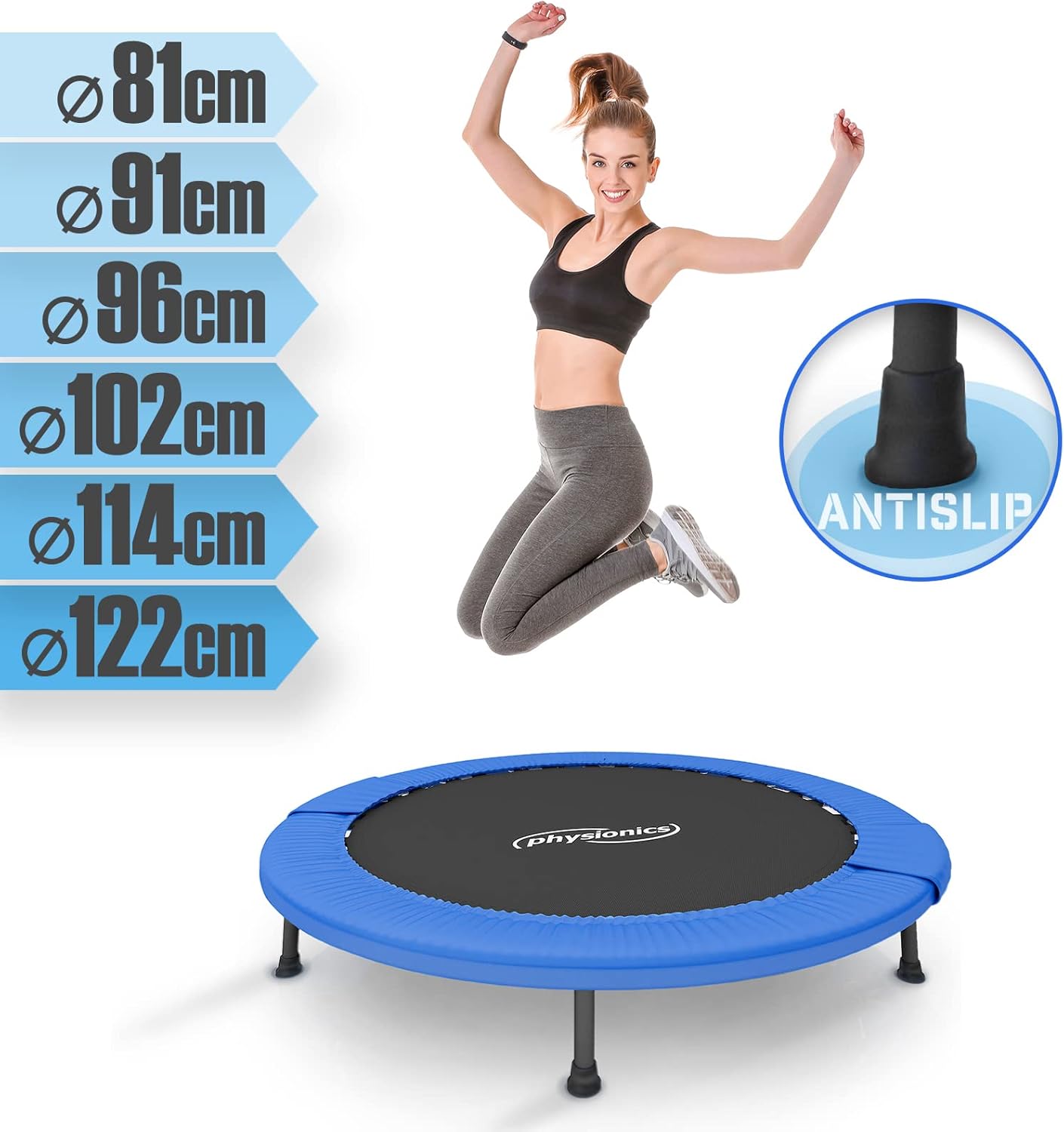 Trampoline de fitness 81 – 122 cm