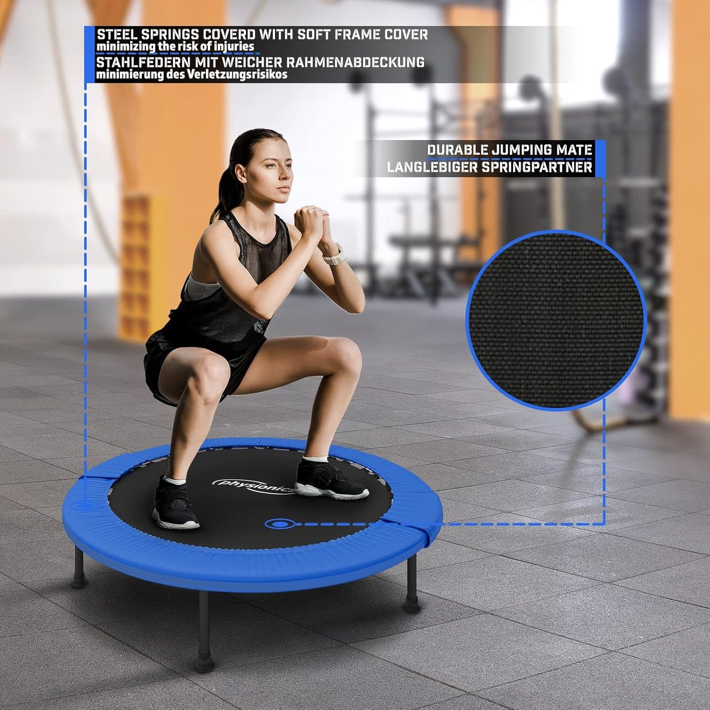 Trampoline de fitness 81 – 122 cm