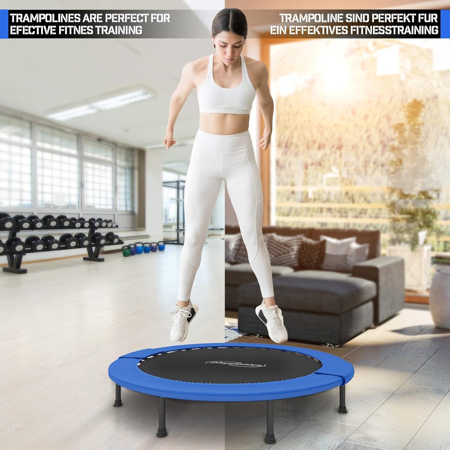 Trampoline de fitness 81 – 122 cm