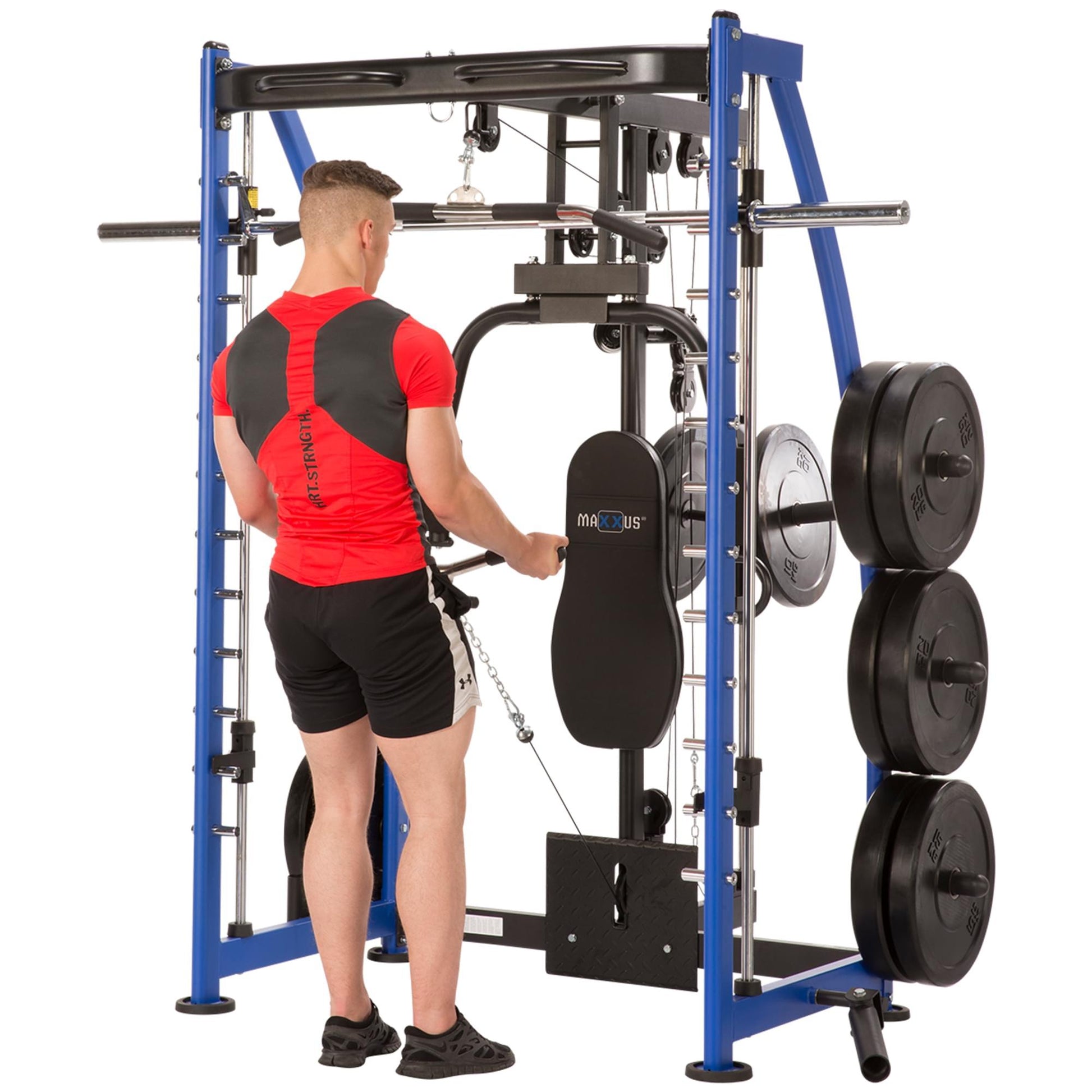 Multipresse 8.1 Smith machine avec banc de musculation - Gorilla Sports France