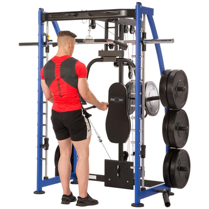 Multipresse 8.1 Smith machine avec banc de musculation - Gorilla Sports France