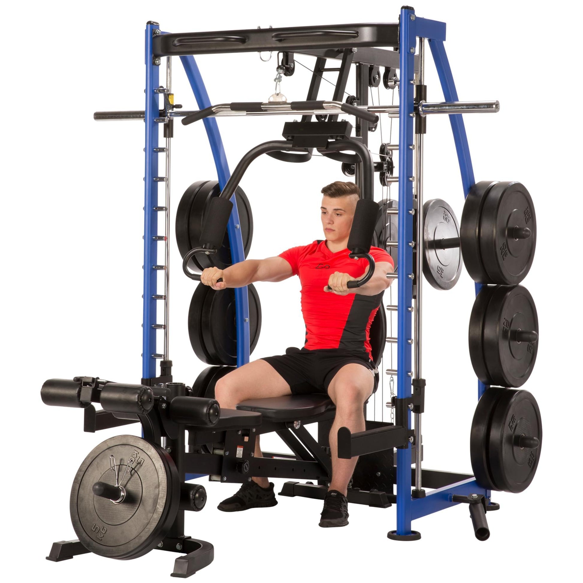 Multipresse 8.1 Smith machine avec banc de musculation - Gorilla Sports France