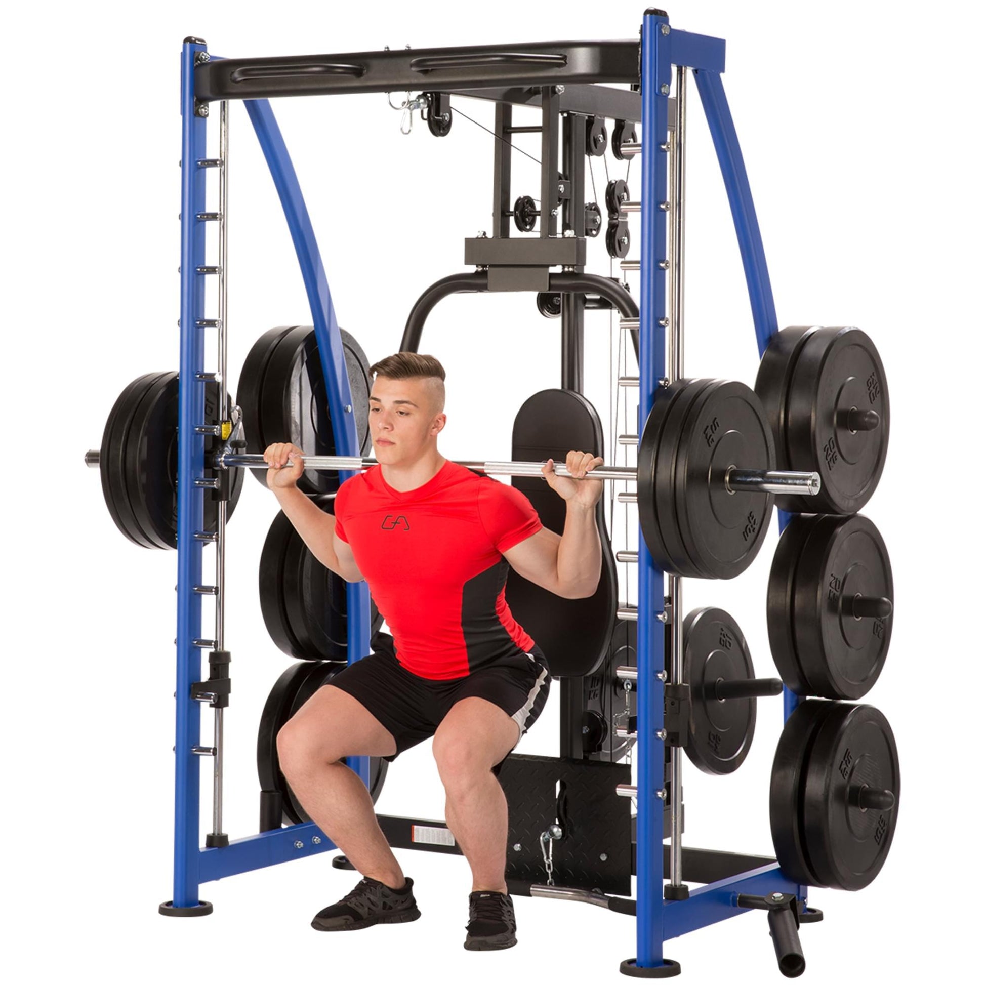 Multipresse 8.1 Smith machine avec banc de musculation - Gorilla Sports France