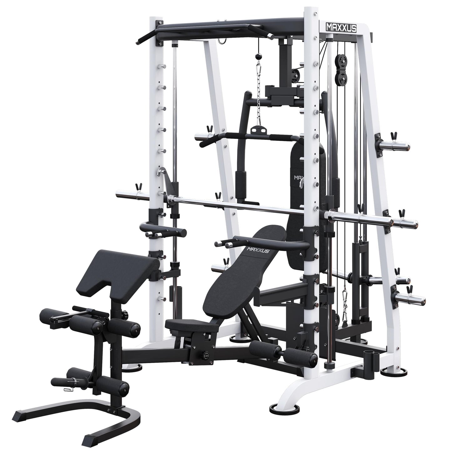 Multipresse 8.1 Smith machine avec banc de musculation - Gorilla Sports France