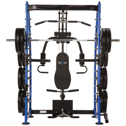 Multipresse 8.1 Smith machine avec banc de musculation - Gorilla Sports France