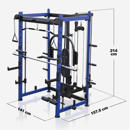 Multipresse 9.1 Smith machine avec double traction supérieure - Gorilla Sports France