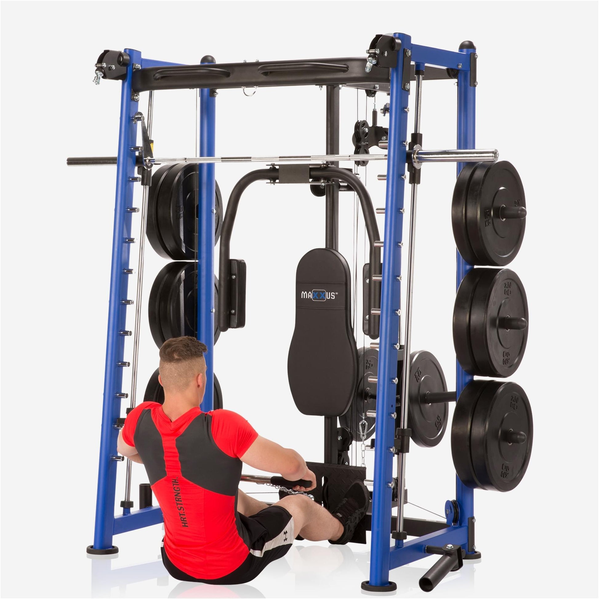 Multipresse 9.1 Smith machine avec double traction supérieure - Gorilla Sports France