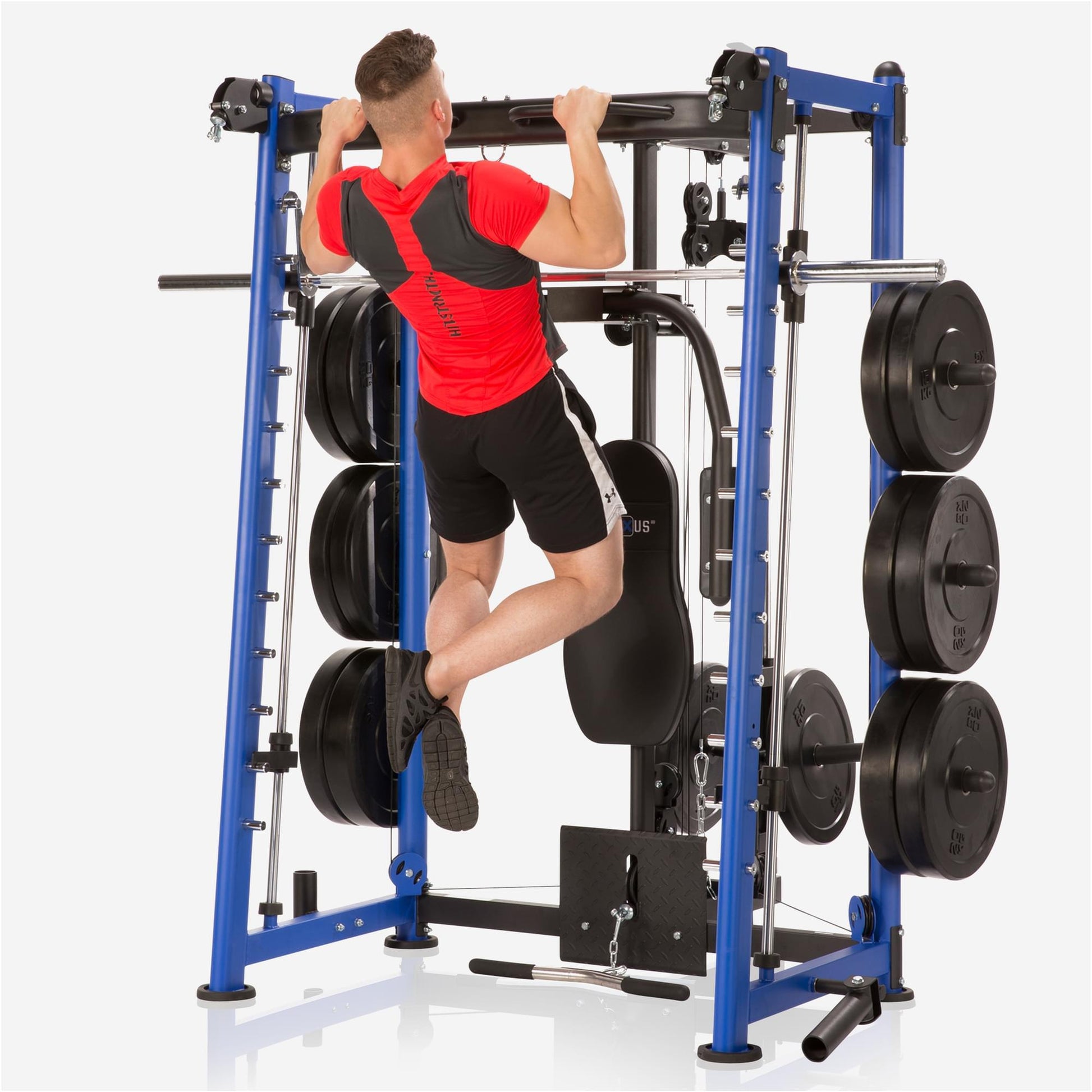 Multipresse 9.1 Smith machine avec double traction supérieure - Gorilla Sports France