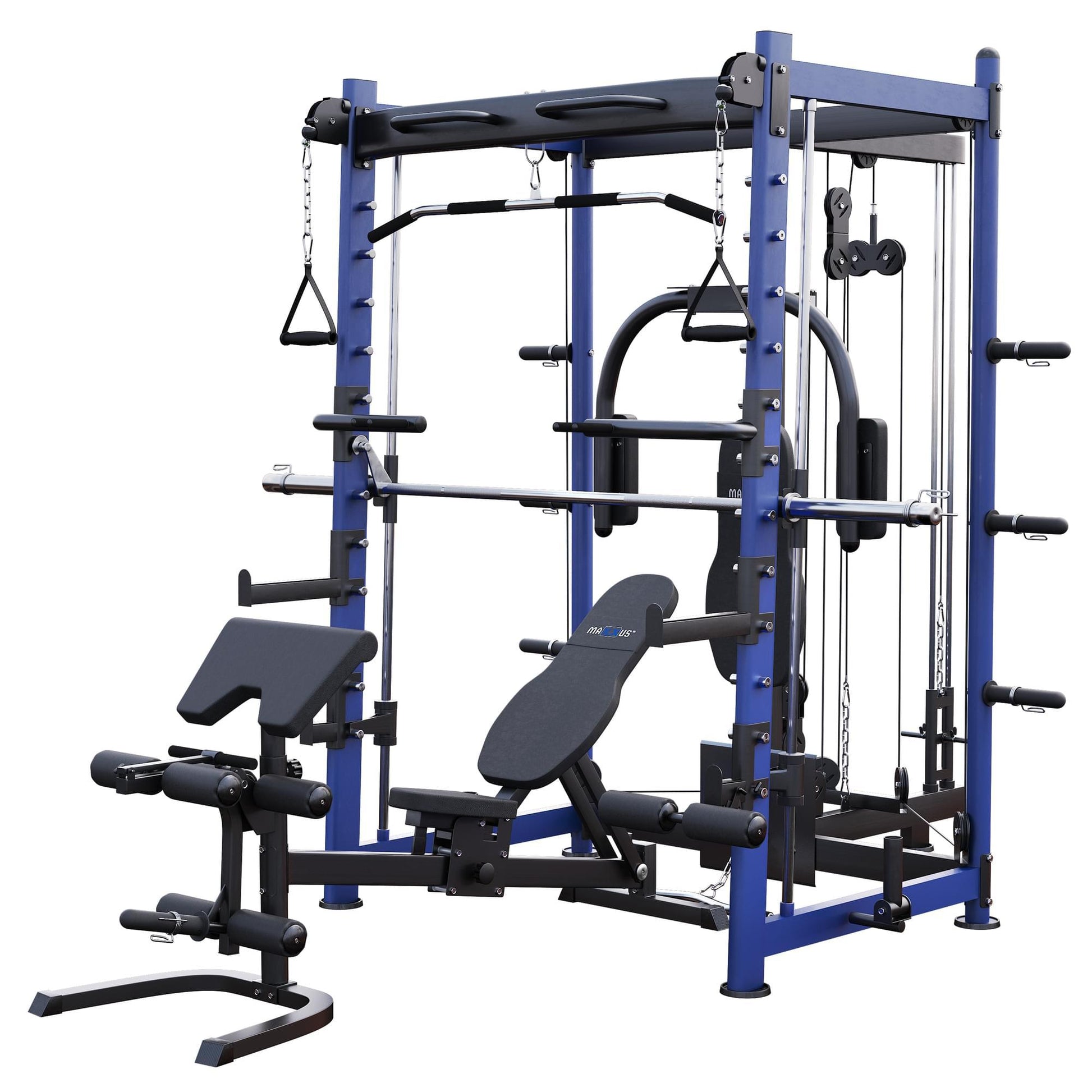 Multipresse 9.1 Smith machine avec double traction supérieure - Gorilla Sports France