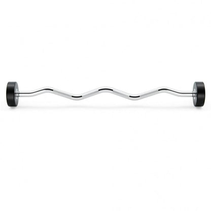 Barre Curl CPU avec Poids Fixes (10 - 50 kg) - Gorilla Sports France