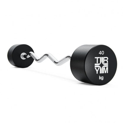 Barre Curl CPU avec Poids Fixes (10 - 50 kg) - Gorilla Sports France