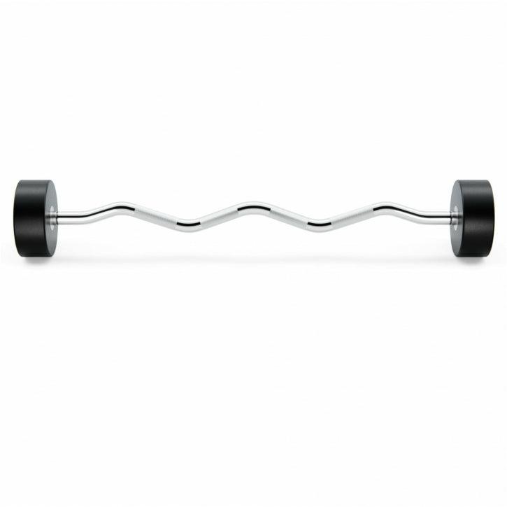 Barre Curl CPU avec Poids Fixes (10 - 50 kg) - Gorilla Sports France