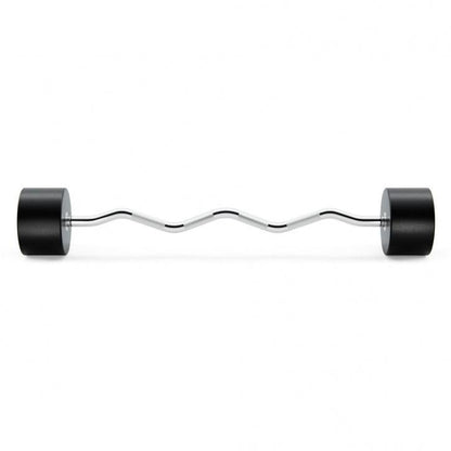 Barre Curl CPU avec Poids Fixes (10 - 50 kg) - Gorilla Sports France