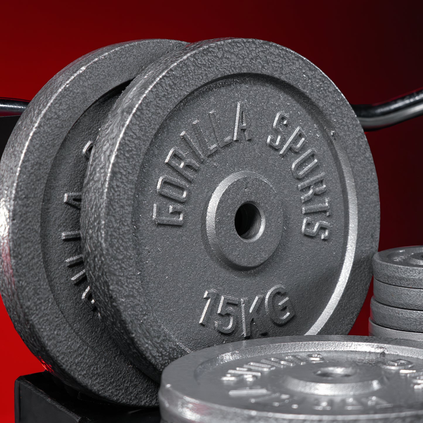 Set d'haltères en fonte 108 kg