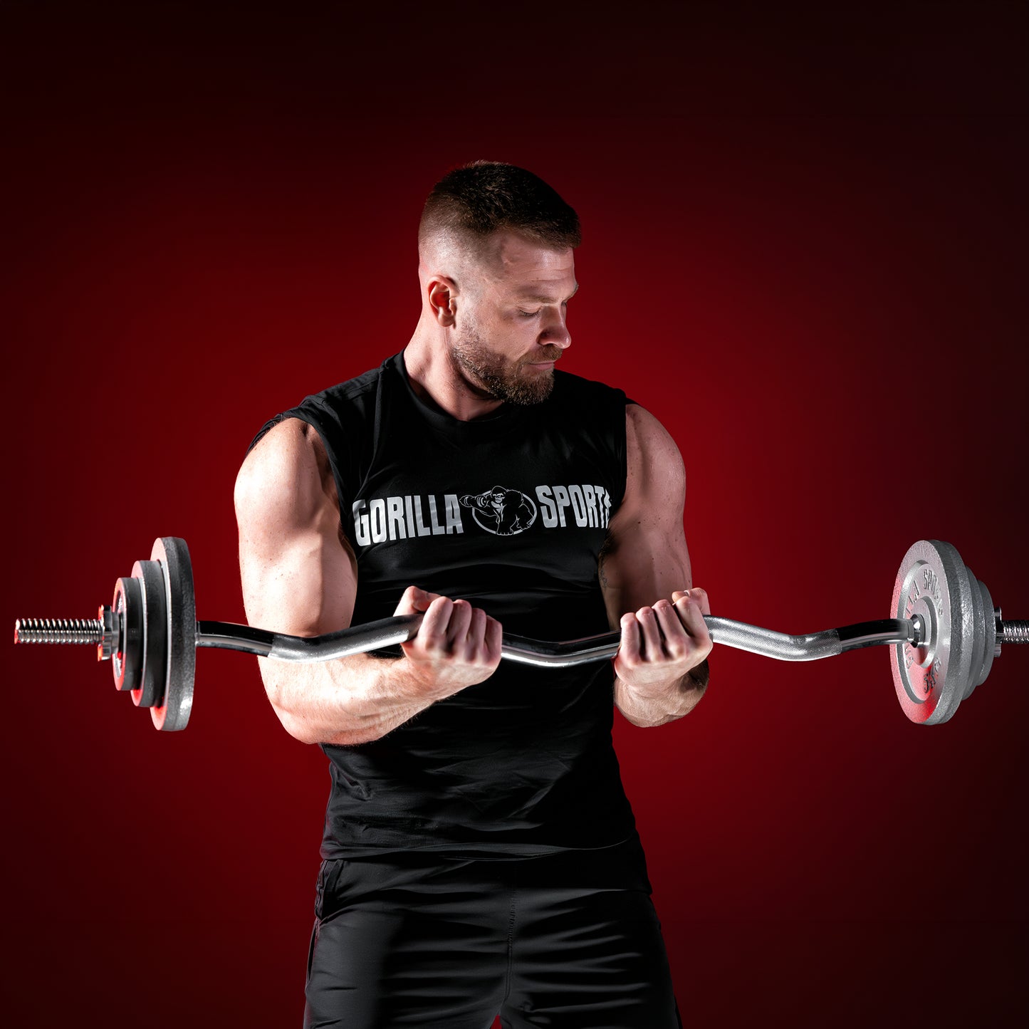 Set d'haltères en fonte 108 kg