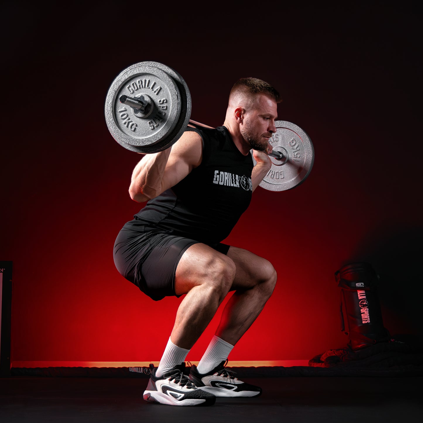 Set d'haltères en fonte 108 kg