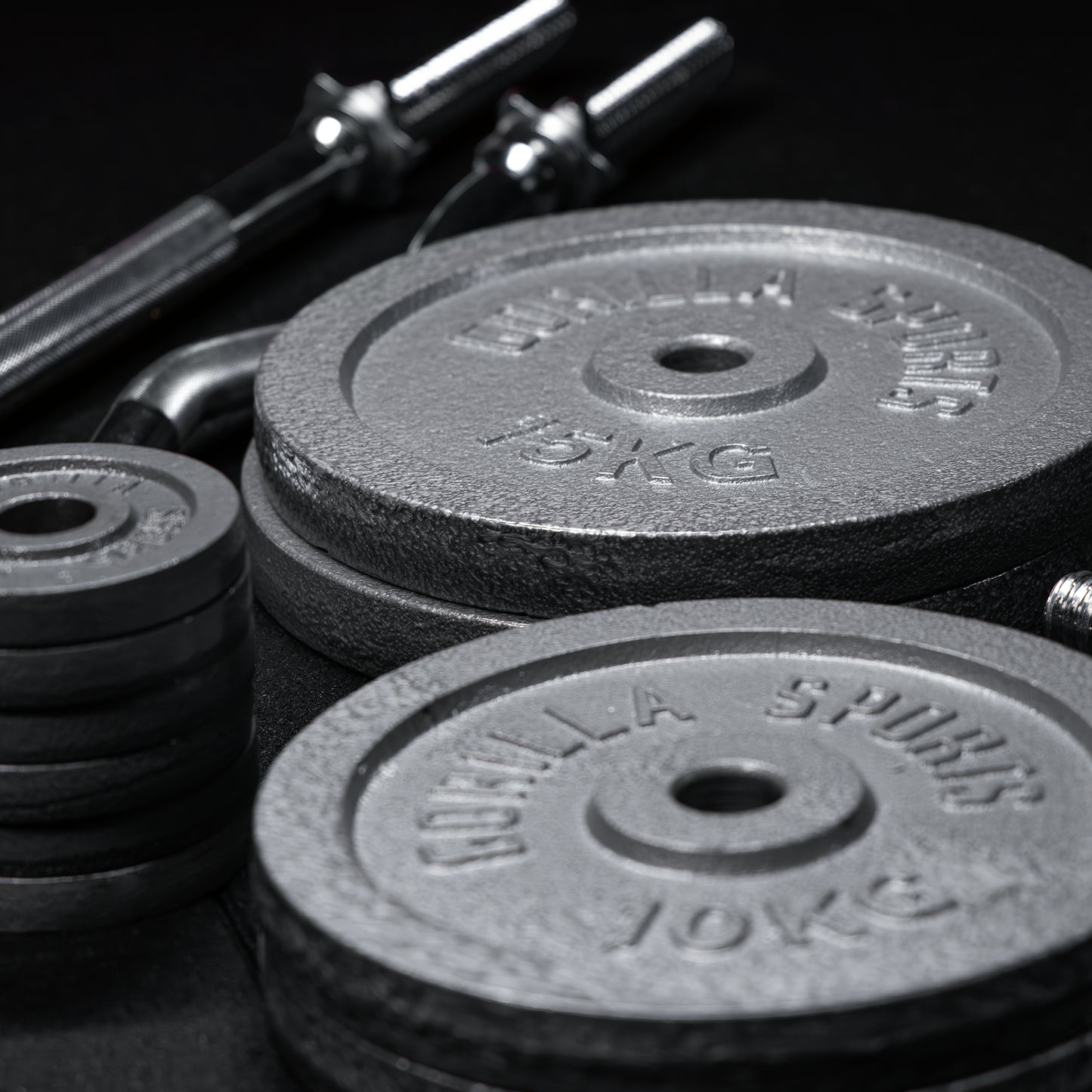 Set d'haltères en fonte 108 kg