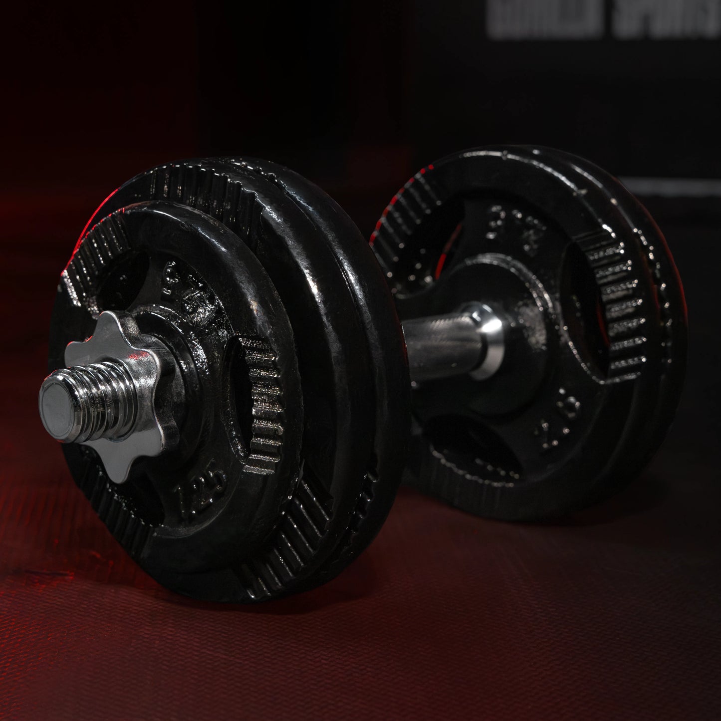Set d'haltères courts en fonte 30 kg