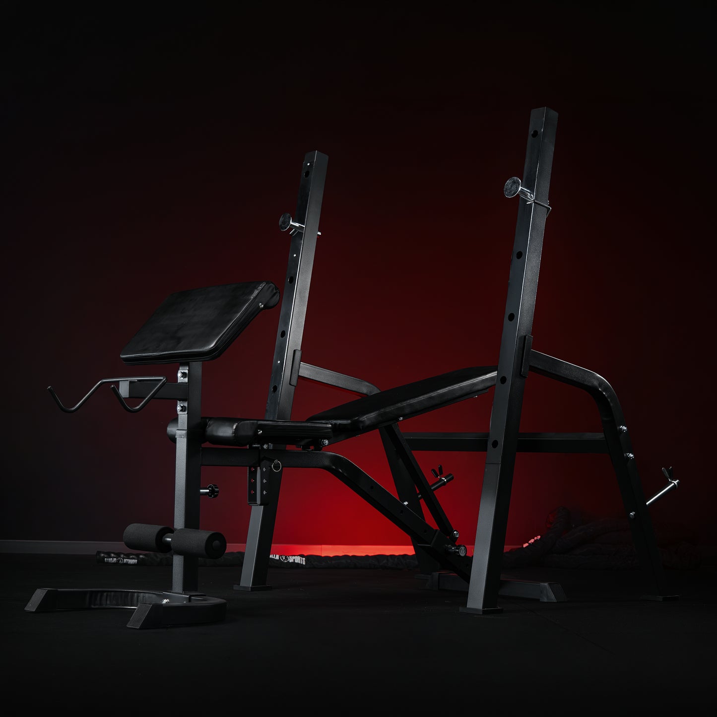 Banc de musculation avec repose-barre