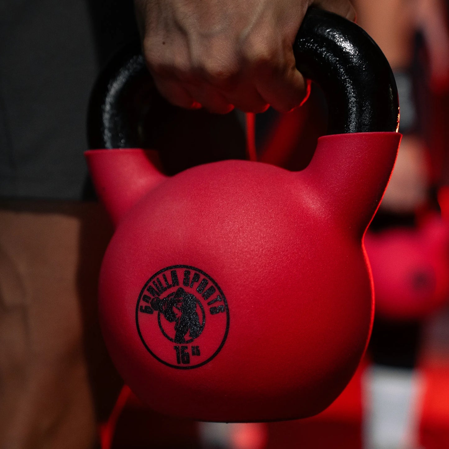 Kettlebell en fonte avec revêtement en vinyle