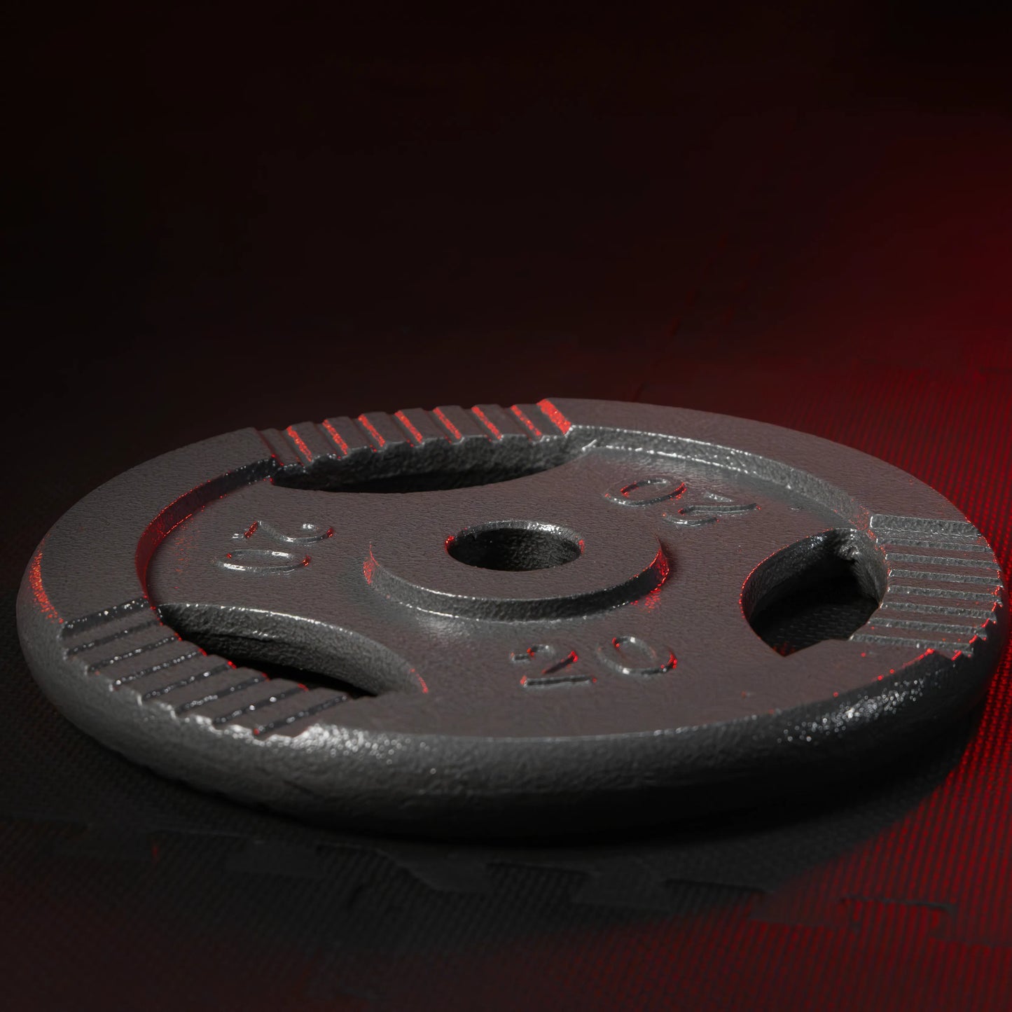 Disque musculation fonte 30/31 mm ou 50/51 mm avec poignées