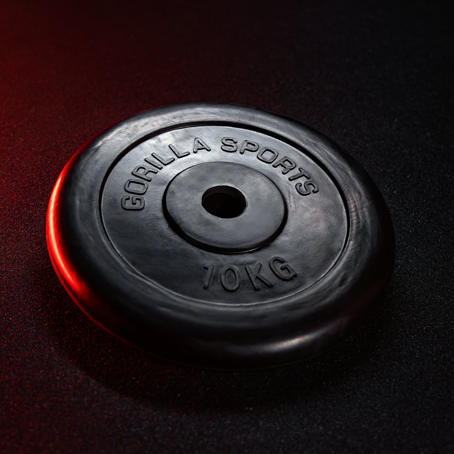 Disques de musculation en caoutchouc 30/31 mm