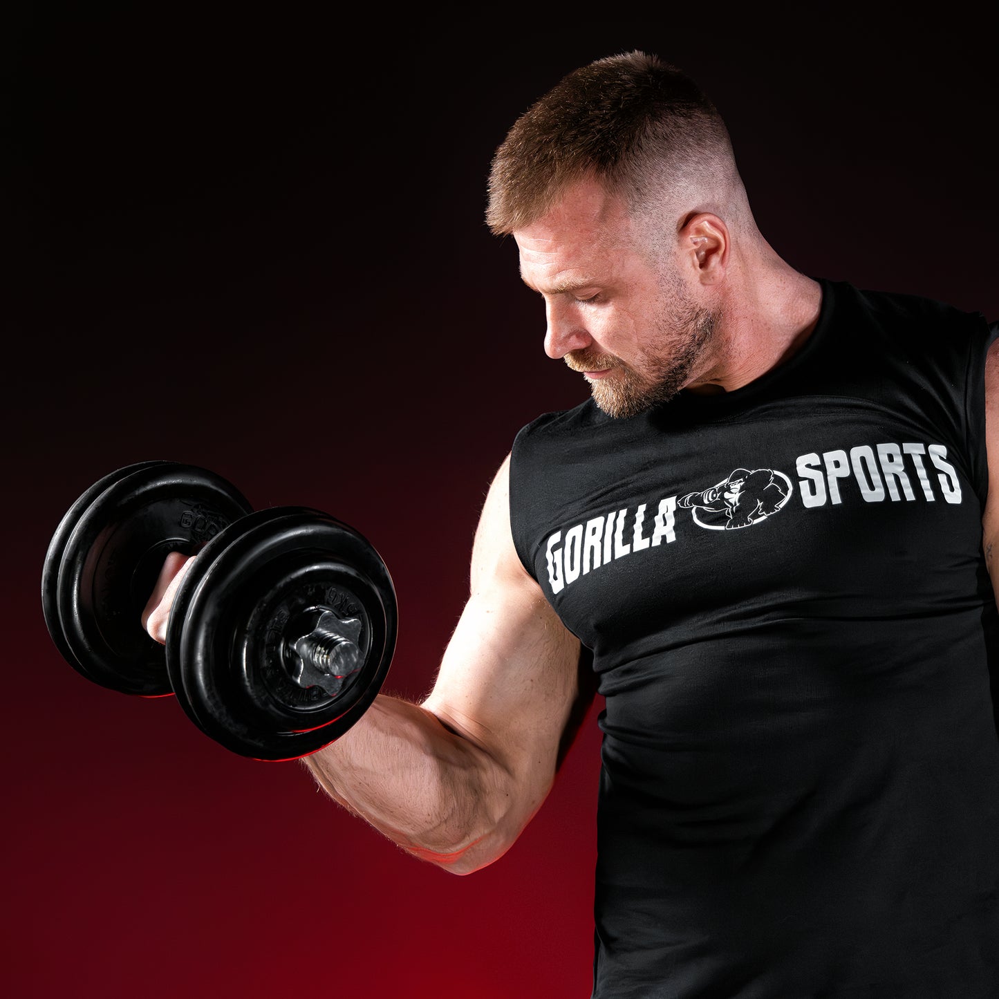 Disques de musculation en caoutchouc 30/31 mm
