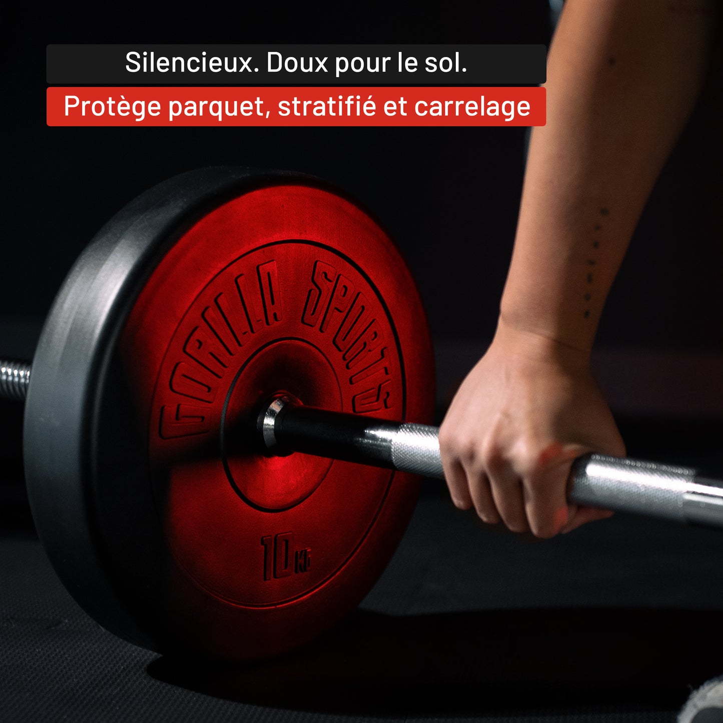 Disques musculation en plastique 30/31 mm