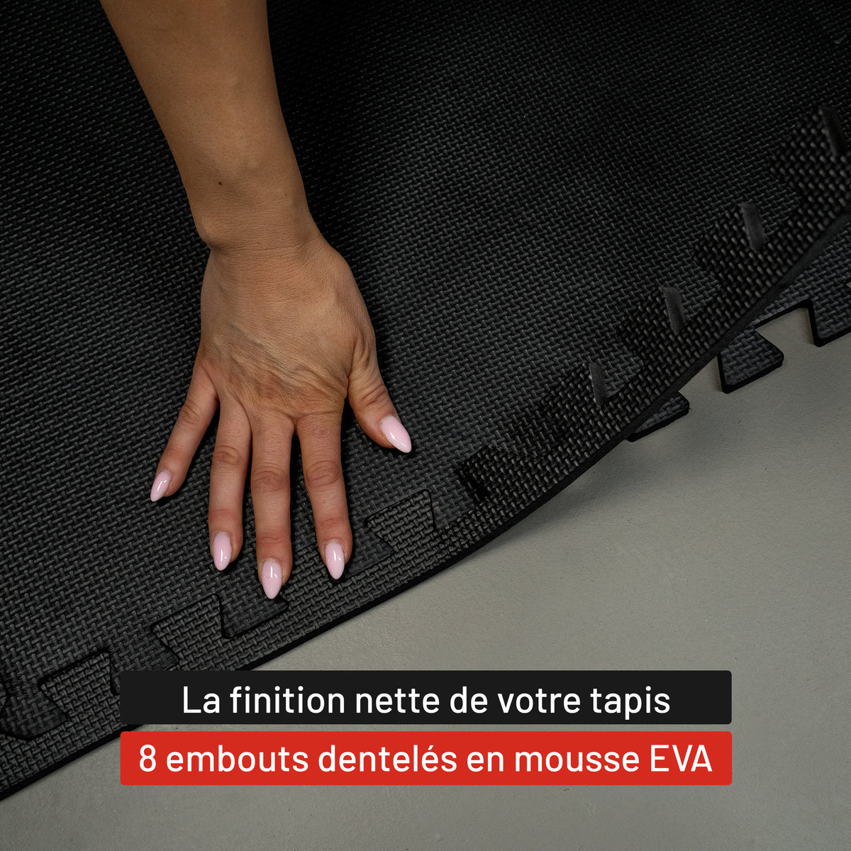 Embouts pour dalles de protection de sol