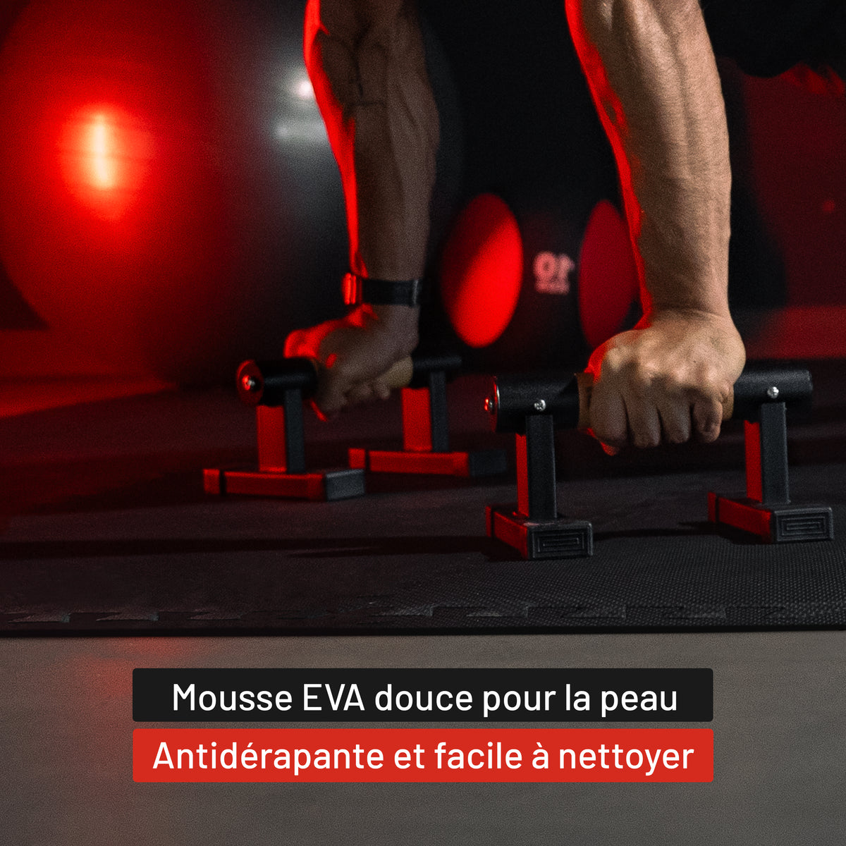 Embouts pour dalles de protection de sol