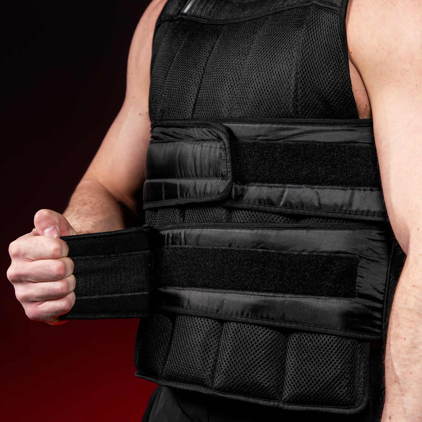Gilet lesté avec fermeture velcro