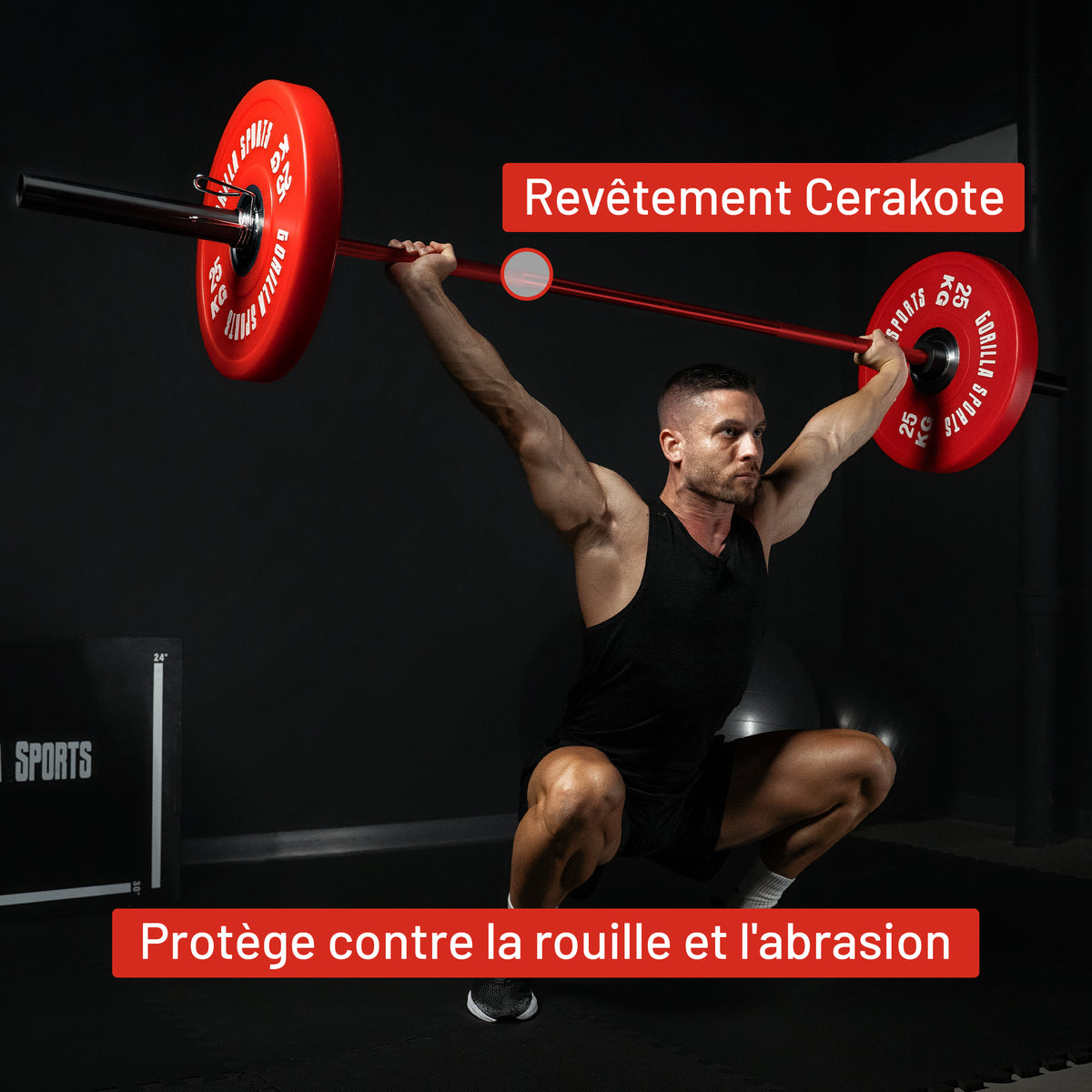 Barre olympique 50/51 mm