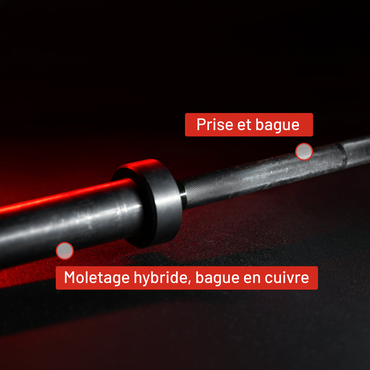 Barre olympique 50/51 mm