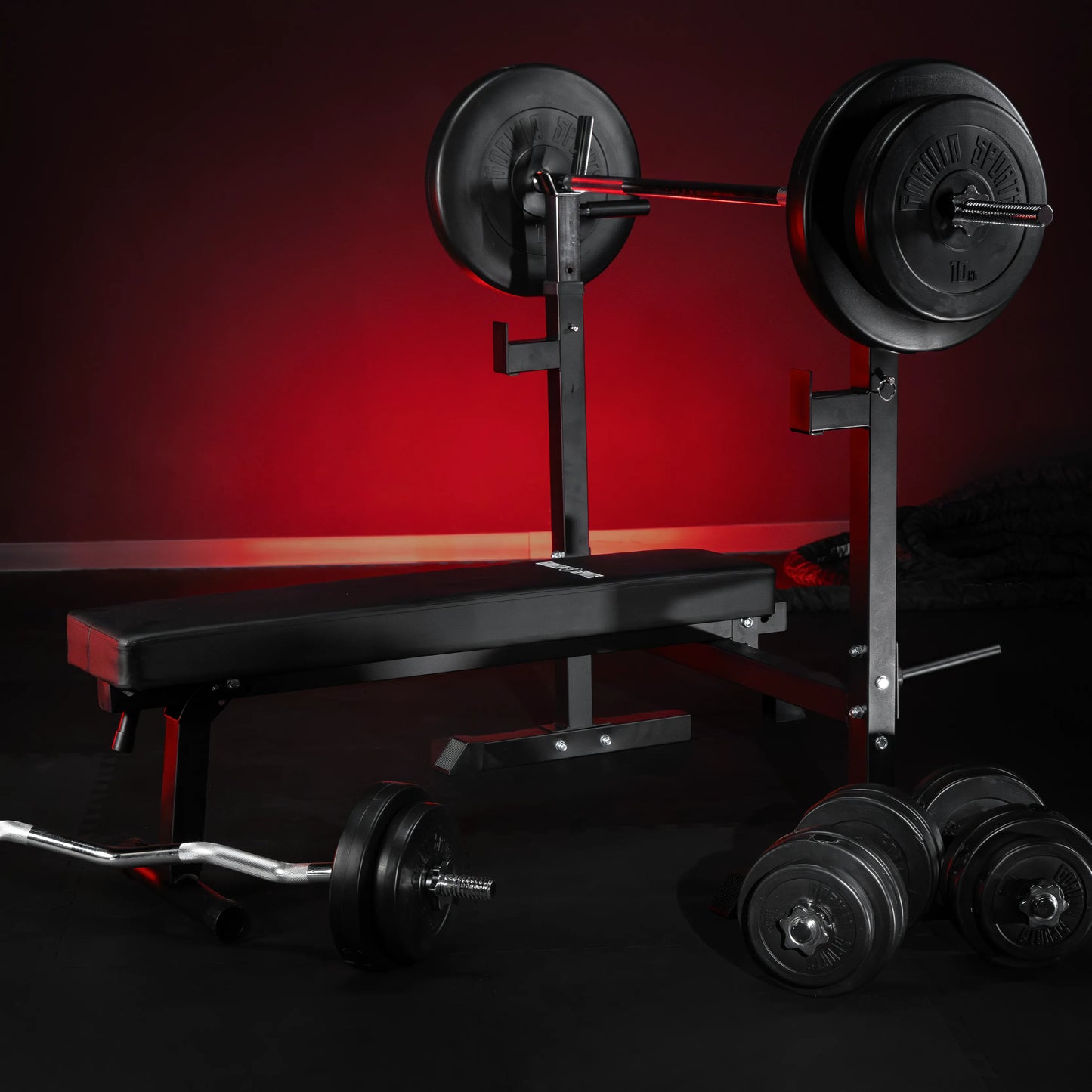 Banc de musculation avec support