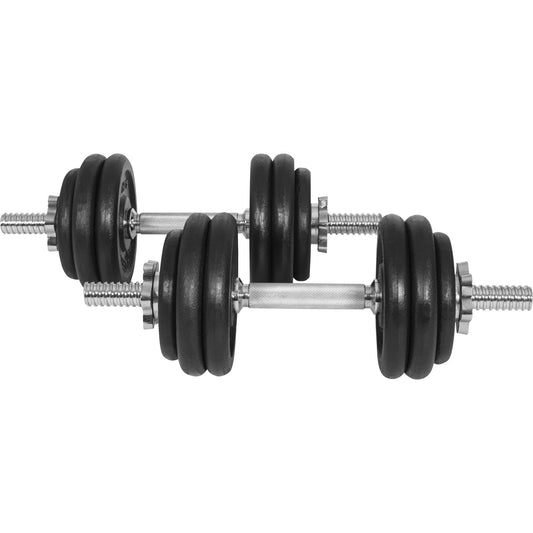 Set d'haltères courts E-Series en fonte 30 kg - Gorilla Sports France