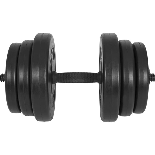 Set d'haltères courts E-Series en plastique 20 kg - Gorilla Sports France