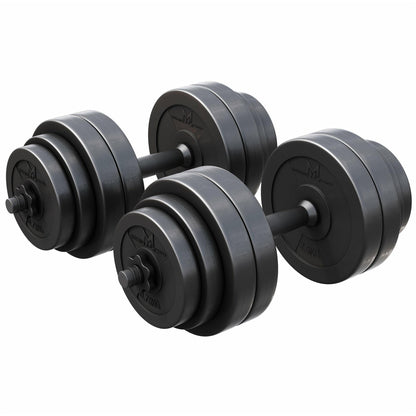 Set d'haltères courts E-Series en plastique 30 kg - Gorilla Sports France