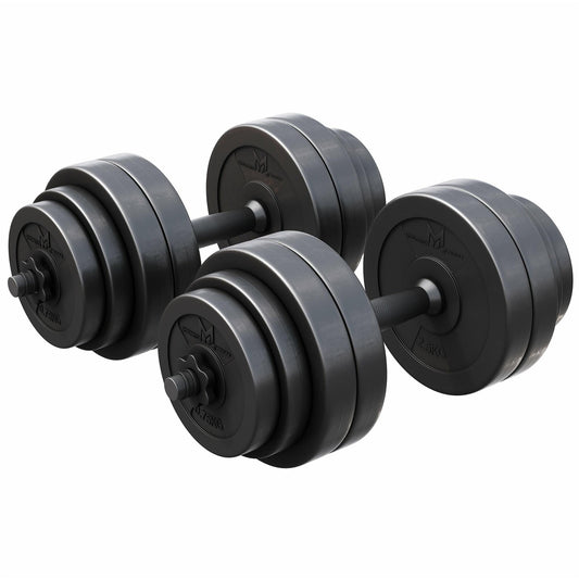 Set d'haltères courts E-Series en plastique 30 kg - Gorilla Sports France