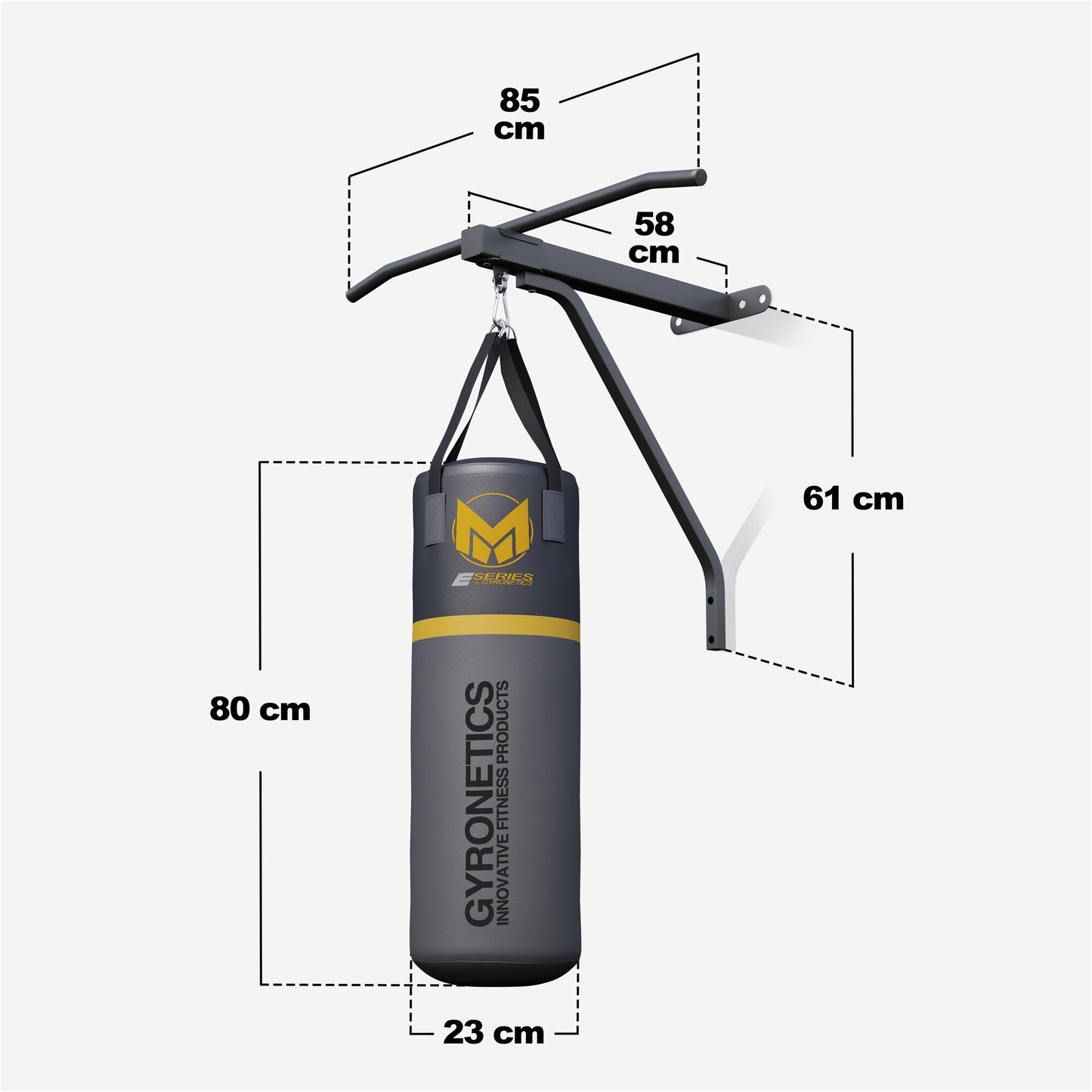 Sac de frappe avec barre de traction E-Series