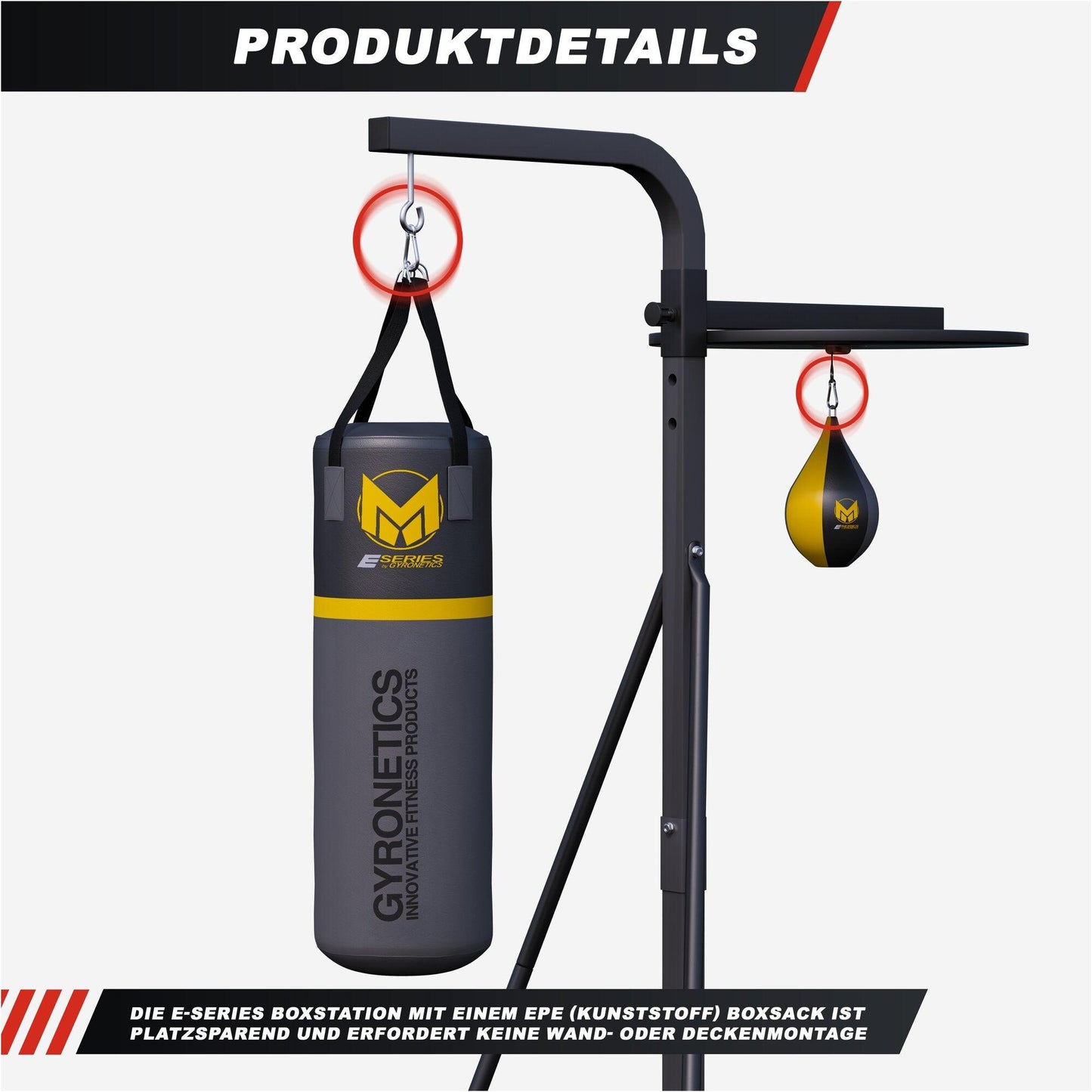 Station de boxe multifonction autoportante E-Series