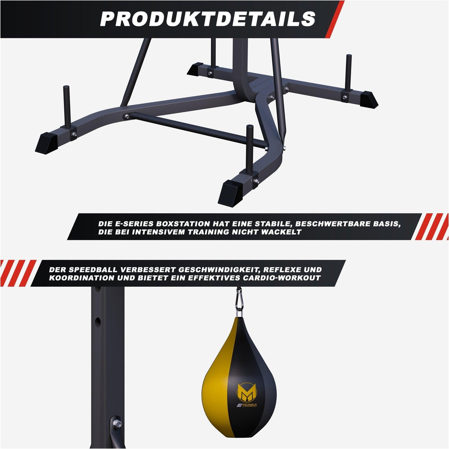 Station de boxe multifonction autoportante E-Series