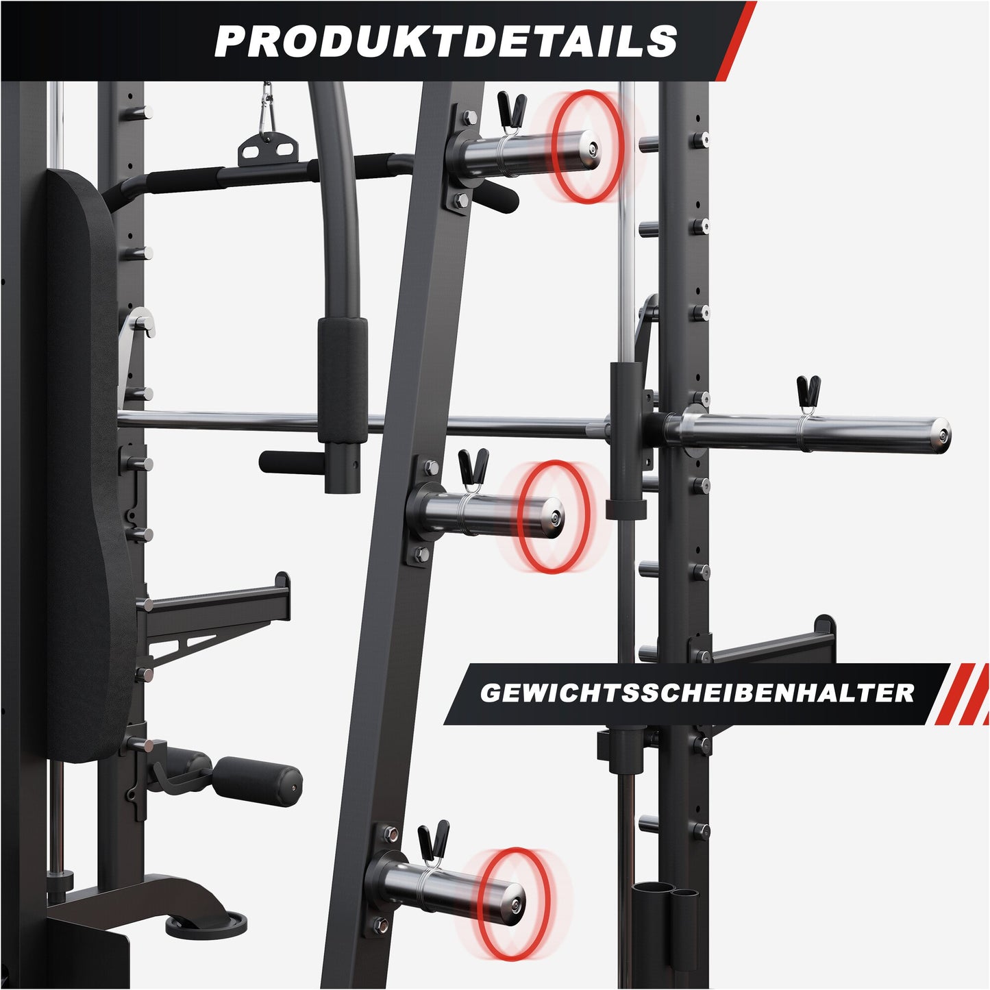 Multipresse 8.1 Smith machine avec banc de musculation