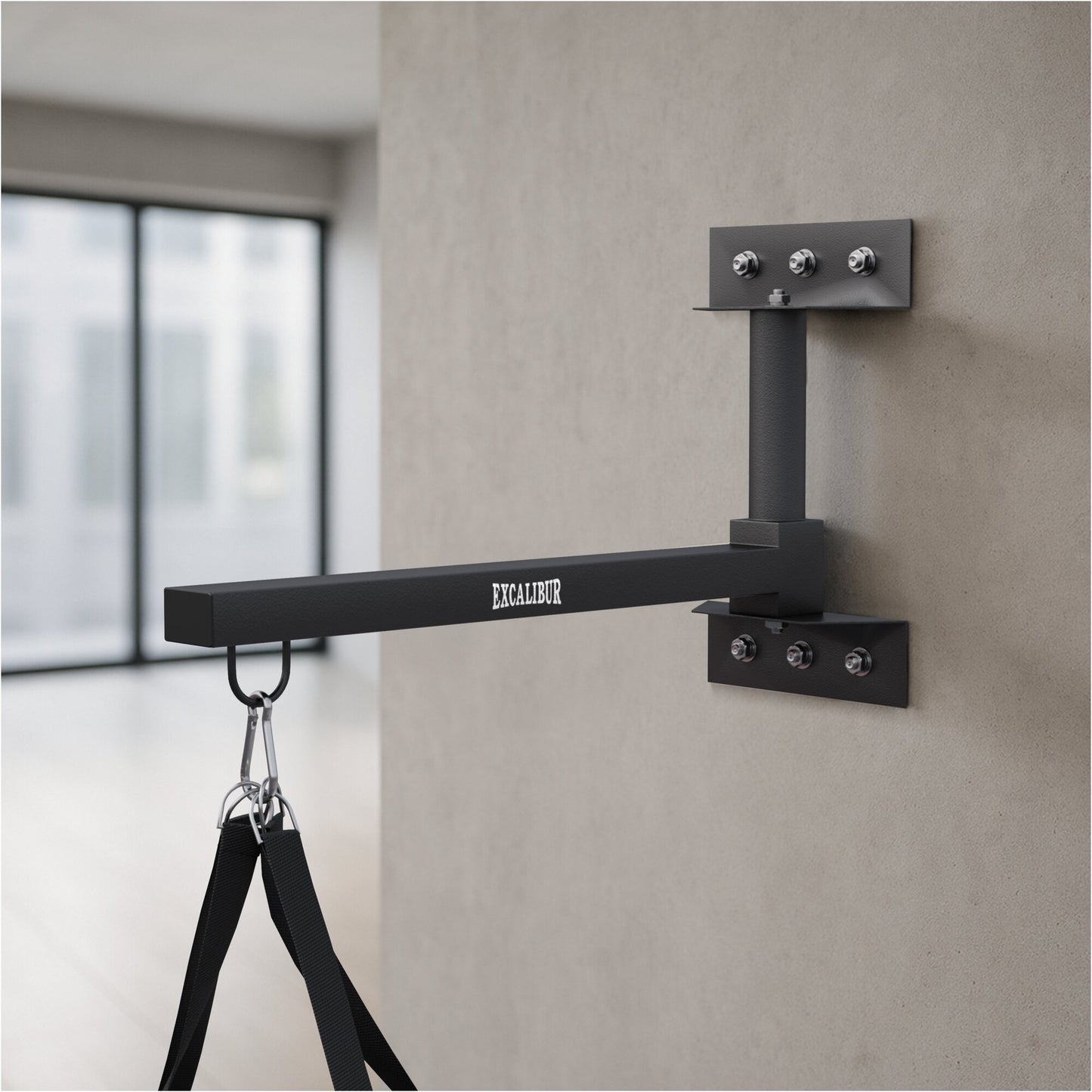 Support mural pliable pour sac de frappe