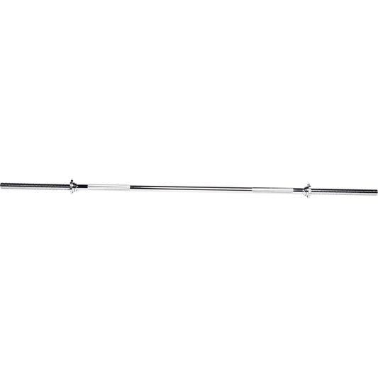 Barre longue de musculation 180 cm avec stop disques en étoile - Gorilla Sports France