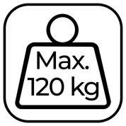 charge maximale de 120 KG