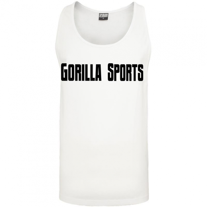 Gorilla Sports Tank Top blanc – GORILLA SPORTS - XS à XXL